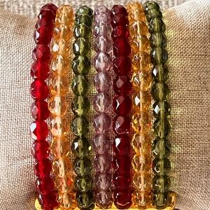 Elegant Napier Multicolor Beaded Bracelet
